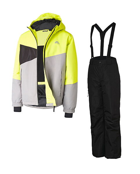 Гірськолижний костюм мембранний куртка і напівкомбінезон для хлопчика Crivit THERMOLITE EcoMade 427309-457500 Різнобарвний