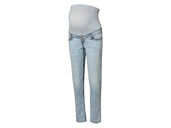 Джинси Skinny Skinny для вагітних для жінки Esmara LYCRA 459955 блакитний