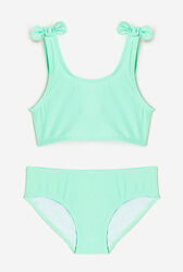 Купальник роздільний топ і плавки для дівчинки H&M 1046528-004 зелений