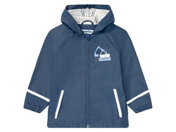 Куртка-дощовик водовідштовхувальна та вітрозахисна для хлопчика Lupilu BIONIC-FINISH ECO 370678 темно-синій