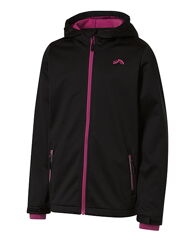 Куртка Softshell водовідштовхувальна та вітрозахисна для дівчинки Crivit BIONIC-FINISH ECO 479953 чорний