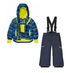 Гірськолижний костюм мембранний куртка і напівкомбінезон для хлопчика Crivit by Lupilu 363037-335863 Різнобарвний