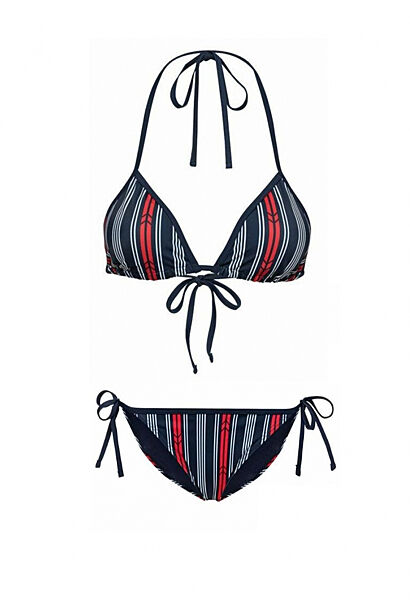 Купальник роздільний на підкладці з принтом для жінки Esmara CREORA 313340 темно-синій