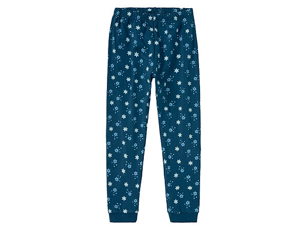 Піжамні штани бавовняні з принтом для дівчинки Disney LIDL 387277 синій