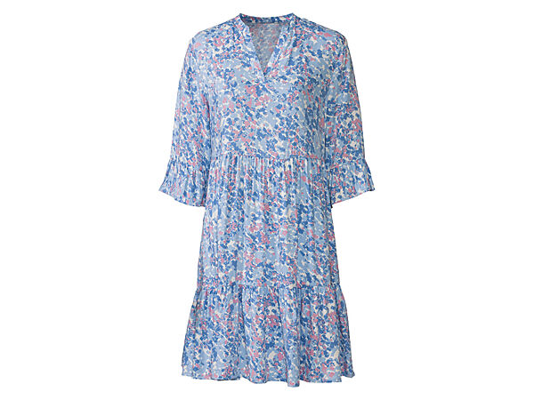 Сукня рукав 3/4 для жінки Esmara Lenzing EcoVero 365319 блакитний