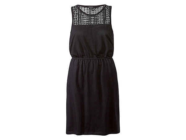 Сукня плаття з мереживом для жінки Esmara LYCRA 371392 чорний