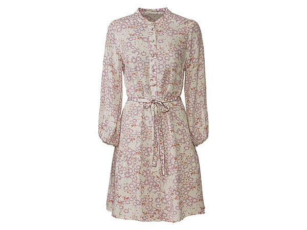 Сукня з планкою на гудзиках для жінки Esmara Lenzing EcoVero 365319 рожевий