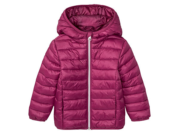 Куртка демісезонна з капюшоном для дівчинки Lupilu BIONIC-FINISH ECO 378050 бордовий