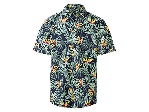 Сорочка з коротким рукавом для чоловіка Livergy LIDL 407961 зелений