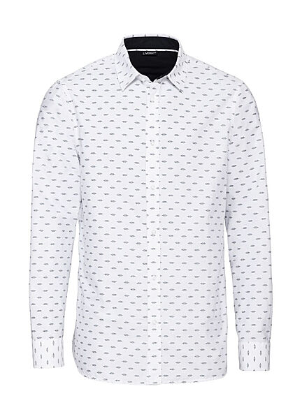 Сорочка бавовняна для чоловіка Livergy LIDL 318945 білий