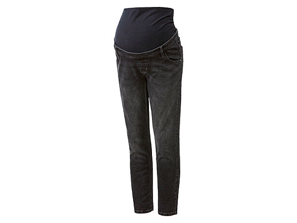 Джинси Skinny Skinny для вагітних для жінки Bellybutton LIDL 414698 графітовий