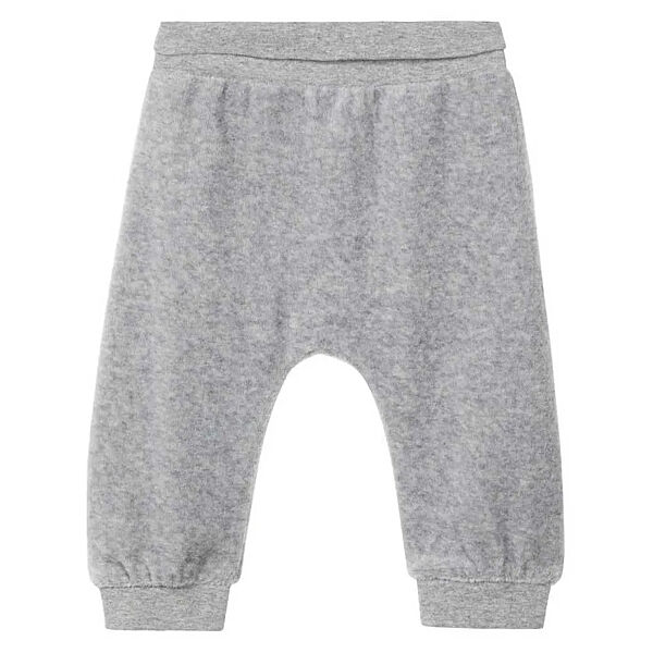 Спортивні штани джоггери велюрові для хлопчика Name It 88216512 сірий