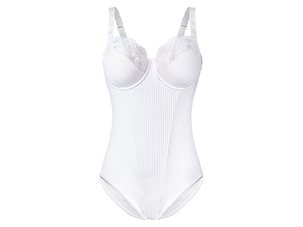 Боді-білизна з моделюючим ефектом для жінки Esmara LYCRA 370872 білий