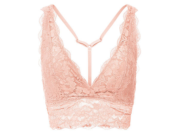 Бюстгальтер бралетт мереживний для жінки Esmara LYCRA 372357 рожевий