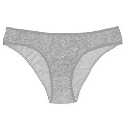 Трусики-сліп бавовняні з принтом для жінки Primark Cares BDO93454 сірий