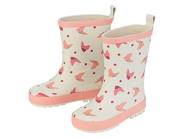 Гумові чоботи профільна підошва для дівчинки Lupilu by HipHopps Kaufland 466256 білий