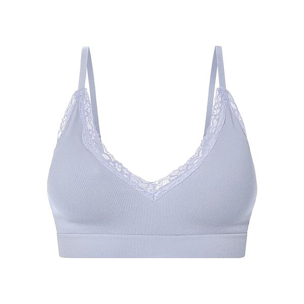 Бюстгальтер безшовний зі знімними вкладками для жінки Esmara LYCRA 464818 блакитний
