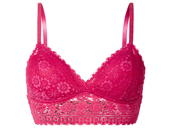 Бюстгальтер бралетт мереживний для жінки Esmara LIDL 463591 рожевий