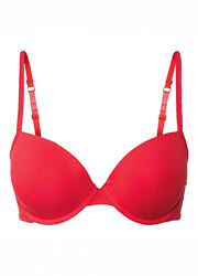 Бюстгальтер з ущільненими чашками для жінки Esmara LYCRA 381918 червоний
