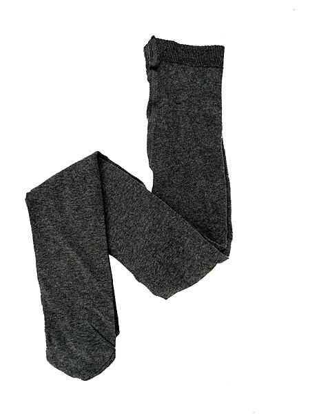 Колготки бавовняні однотонні для дівчинки H&M 0978992-001 графітовий