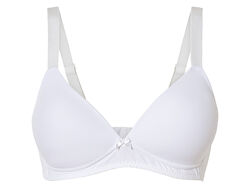 Бюстгальтер з ущільненими чашками для жінки Esmara LYCRA 450736 білий