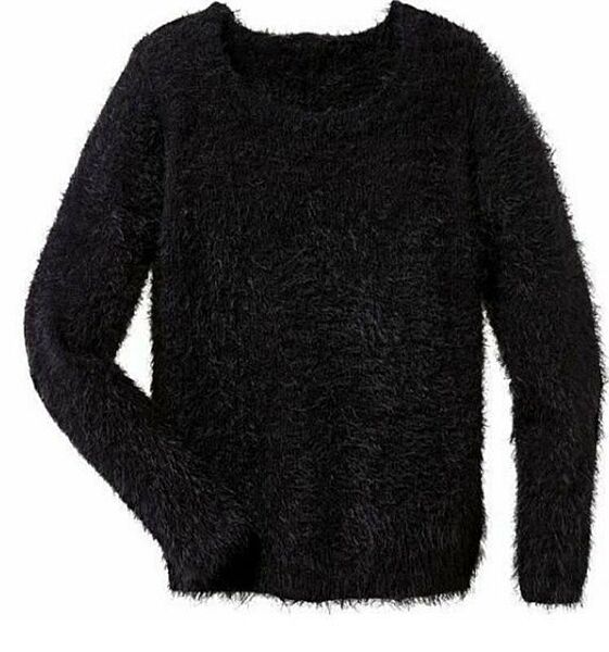 Джемпер пухнастої в&acuteязки для дівчинки Pepperts LIDL 276969 чорний