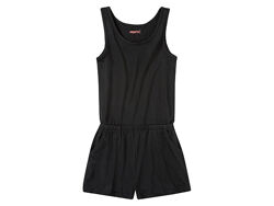 Комбінезон з еластичною талією для дівчинки Pepperts Lenzing EcoVero 371404 чорний