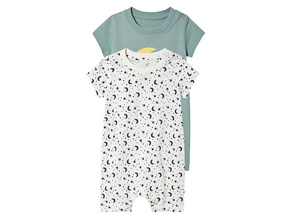 Комбінезон-сліп набір 2 шт. для хлопчика Lupilu LIDL 473202 Різнобарвний