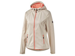 Куртка Softshell водовідштовхувальна та вітрозахисна для жінки Rocktrail Dope Dyed 418414 бежевий