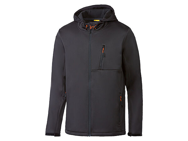 Куртка Softshell водовідштовхувальна та вітрозахисна для чоловіка Rocktrail Dope Dyed 375468 чорний