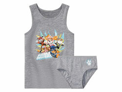 Майка  трусики набір 2 предмети з принтом для дівчинки Disney Щенячий патруль 416917 сірий
