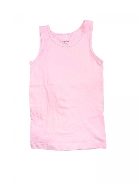 Майка натільна бавовняна для дівчинки Lupilu LYCRA 442782 рожевий