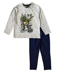 Піжама лонгслів і штани для хлопчика Disney Jurassic World 2555484 Різнобарвний