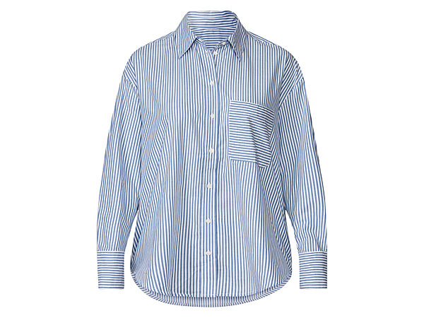 Сорочка з довгими рукавами для жінки Esmara LIDL 434897 блакитний