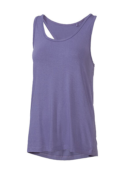 Спортивна майка з перекрученим вузлом для жінки Crivit 372777 фіолетовий