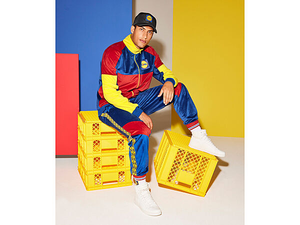 Спортивний костюм велюровий для чоловіка Livergy LIDL 426196-426197 Різнобарвний