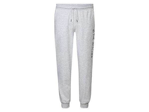 Спортивні штани джоггери з начосом для чоловіка Disney Netflix The Witcher 435397 сірий