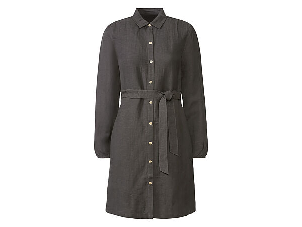 Сукня із конопляного матеріалу для жінки Esmara LIDL 400123 чорний