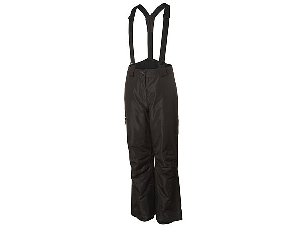 Теплий напівкомбінезон мембранний 3000мм для дівчинки Crivit THERMOLITE EcoMade 457497 чорний