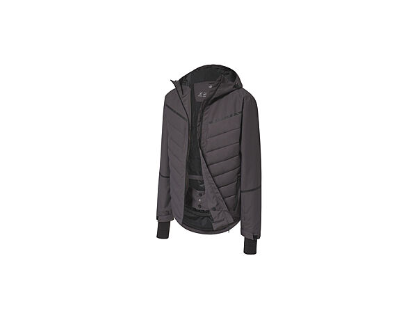 Термо-куртка лижна мембранна 3000мм для чоловіка Crivit THERMOLITE EcoMade 426411 графітовий