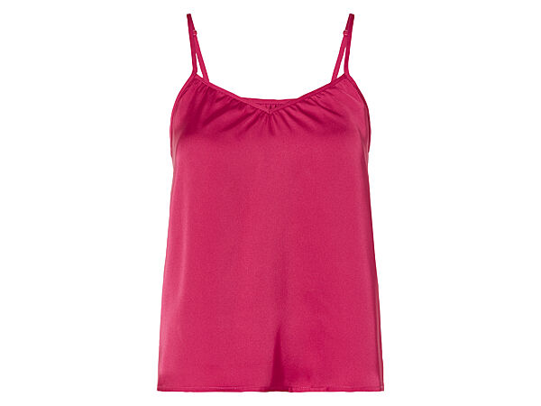 Топ атласний для жінки Esmara LIDL 463506 рожевий