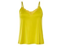 Топ з мереживом для жінки Esmara LYCRA 464190 жовтий