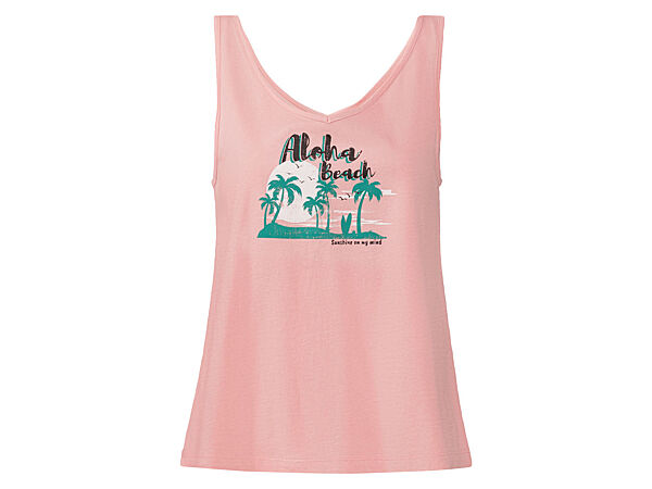 Топ вільного крою для жінки Esmara LIDL 381403 рожевий