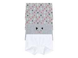 Трусики -боксери набір 4 шт. для дівчинки Lupilu LYCRA 387245 сірий