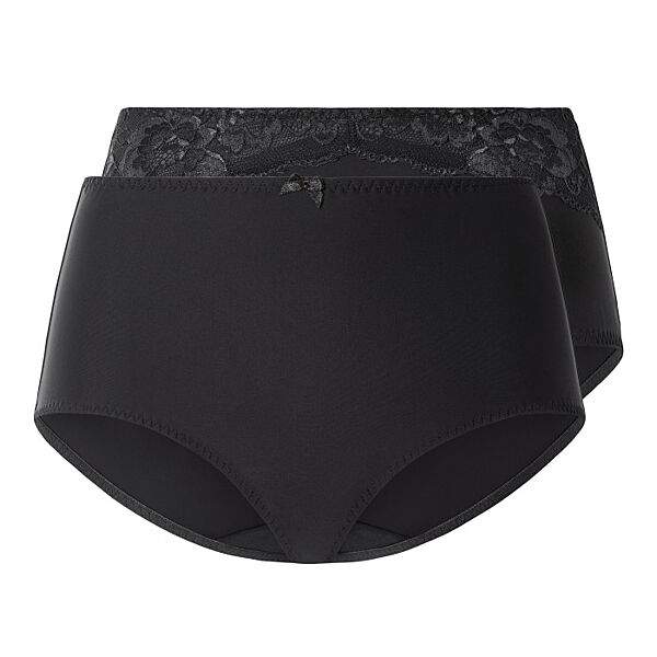 Трусики коригувальні 2 шт. високі з ефектом утяжки для жінки Esmara LIDL 450733 чорний