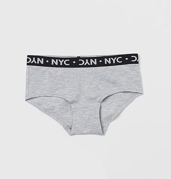 Трусики хіпстери для дівчинки H&M 0865840-009 сірий