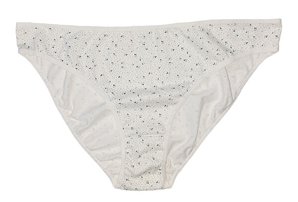 Трусики-сліп бавовняні з принтом для жінки Primark Cares BDO93557 білий