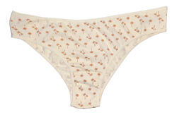 Трусики-сліп бавовняні з принтом для жінки Primark Cares BDO93558 молочний