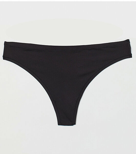 Трусики-стринги з мікрофібри для жінки Primark Cares BDO93482 чорний