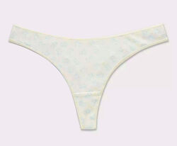 Трусики-стринги бавовняні з принтом для жінки Primark Cares 991109932-504 молочний
